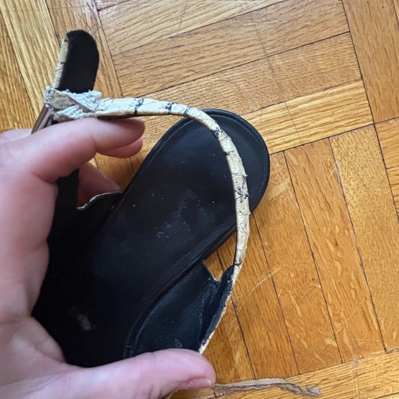 Theory slides leather sling back pony hair - Picture 4 of 6